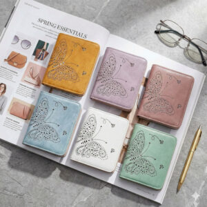 Small RFID Wallet Women Ultra Thin Slim Womens Wallet Mini Compact Bifold Pocket Ladies Wallets for Women