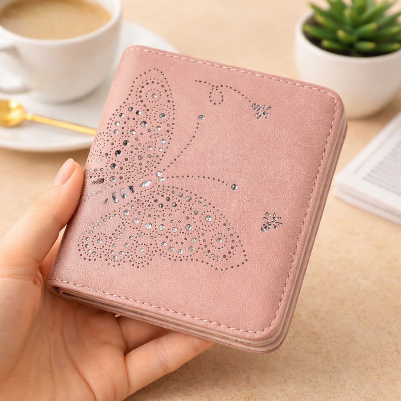 Small RFID Wallet Women Ultra Thin Slim Womens Wallet Mini Compact Bifold Pocket Ladies Wallets for Women - Image 7