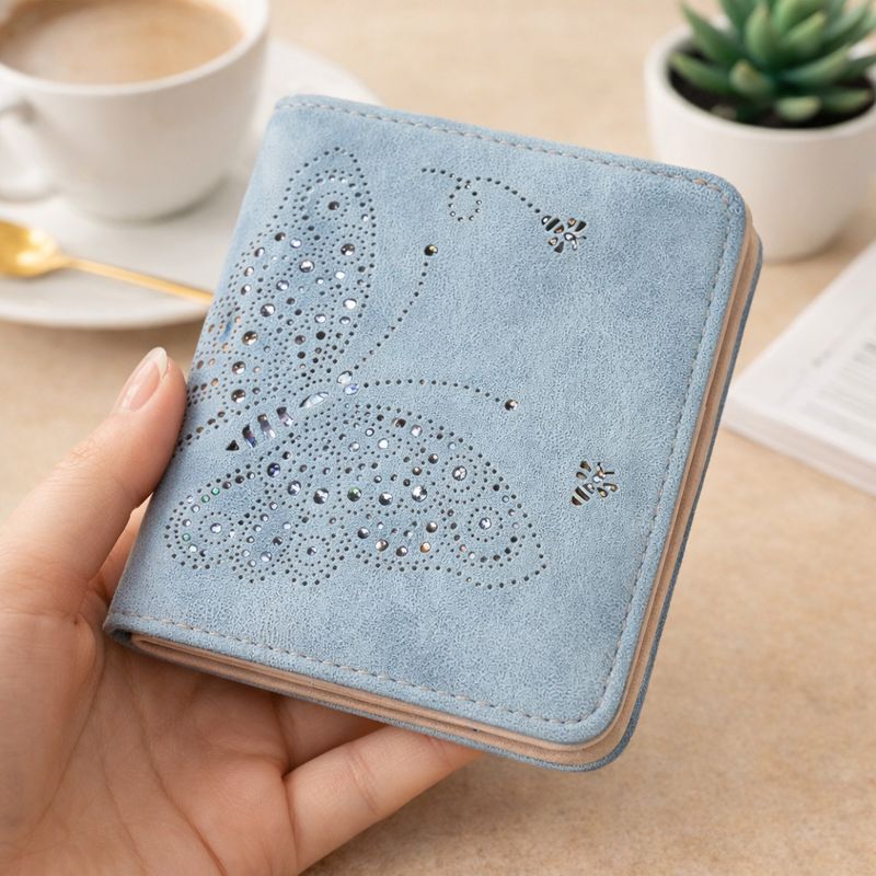 Small RFID Wallet Women Ultra Thin Slim Womens Wallet Mini Compact Bifold Pocket Ladies Wallets for Women - Image 8